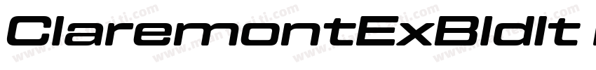 ClaremontExBldIt Rom字体转换